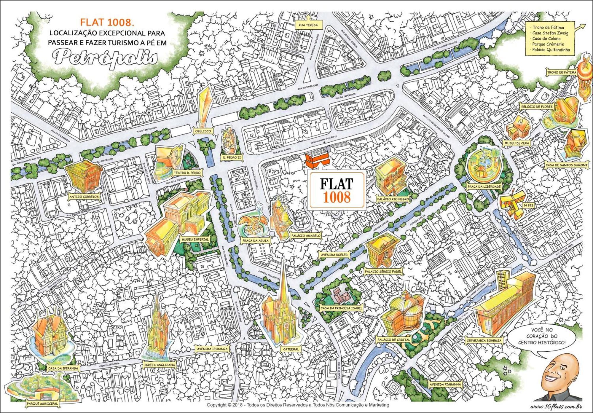 Flat 1008 Leilighet Petrópolis Eksteriør bilde